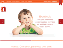 Tablet Screenshot of nutrical.com.br